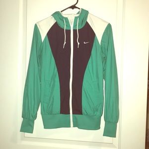 Nike green full-zip jacket